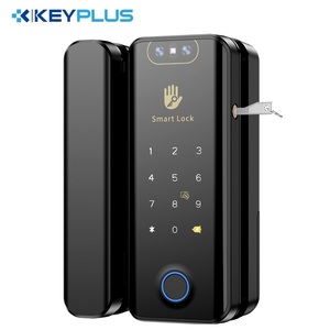 New Intelligent Remote Control Smart Fingerprint Password IC Card Smart Lock for Glass Wooden <strong>Door</strong> - Product Image 1
