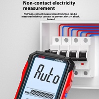 Multimeter Digital presisi tinggi, Multimeter Digital multifungsi cerdas otomatis penuh dapat diisi ulang layar besar