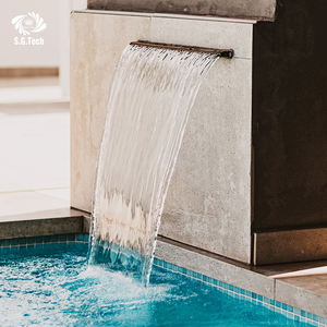 Cascade artificielle <span class=keywords><strong>d</strong></span>'extérieur Mur rideau Écran <span class=keywords><strong>d</strong></span>'<span class=keywords><strong>eau</strong></span> <span class=keywords><strong>Lame</strong></span> <span class=keywords><strong>d</strong></span>'<span class=keywords><strong>eau</strong></span> en acier inoxydable <span class=keywords><strong>Fontaine</strong></span> cascade <span class=keywords><strong>pour</strong></span> piscines - Product Image 4
