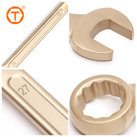 Sécurité anti-étincelles 27mm 32mm aluminium Bronze clé à marteler outils non-étincelants clé combinée