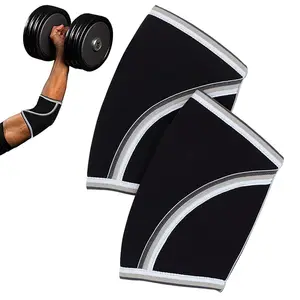 Compression Elbow Sleeves 7mm Neoprene Sports Crossfit Weightlifting Arm Sleeve Guard Elbow Support Brace Powerlifting Elbow Pad