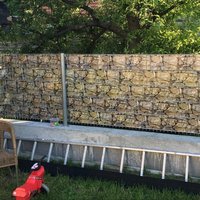 Bande de clôture en PVC imprimée 19cmx35m pour installation facile DIY, écran de protection pour clôture de jardin et décoration
