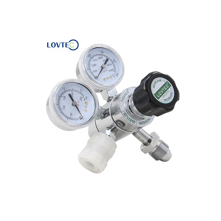 Клапан снижения давления Lovtec, кислородный газовый регулятор, манометр, газовый цилиндр, редуктор давления, редукционный клапан, оборудование