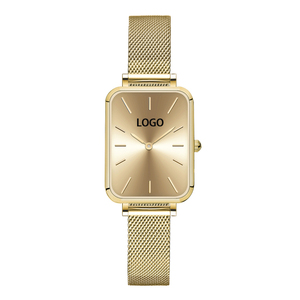 Montre-bracelet carrée de luxe légère pour femme Hannah Martin, étanche, en acier inoxydable, pour filles - Product Image 3