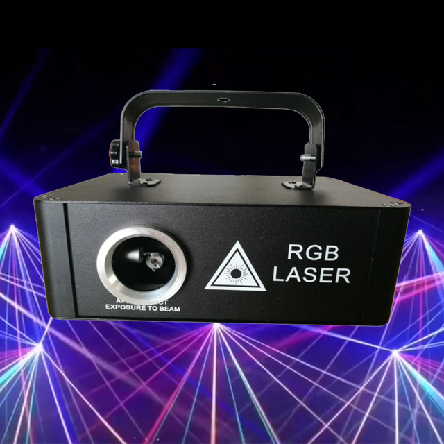 RGB Animation Laser Light 500MW 1W Ilda 3d Scan Programmable Wedding Disco DJ Laser Stage Light for Night Club
