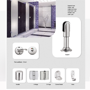 Hot Selling Good Quality Heavy Duty Zinc Alloy Door <strong>Hinge</strong> Toilet Partition Flat <strong>Open</strong> Door <strong>Spring</strong> <strong>Hinge</strong> - Product Image 5