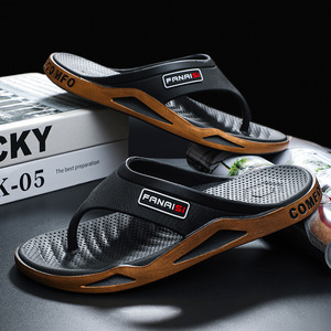 Модные популярные шлепанцы из ПВХ для мужчин, разноцветные, мягкие, удобные, оптом от поставщиков - Product Image 2