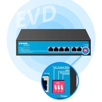 Sistema de videovigilancia gestionado, conmutador Poe de 100m, Ethernet, para HUAWEI, cámara IP, interruptor inteligente AP AI inalámbrico