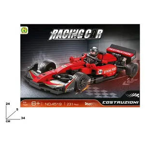 Racing Car Construction 231 Pcs Building <b>Block</b> Set For Kids Age 6 Plus - Product Image 2