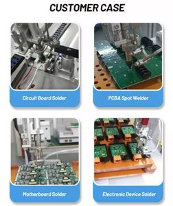 Prix usine têtes uniques 4 axes bureau automatique robot de soudage pcb machine à souder par points soudage - Product Image 6