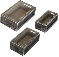 Boîte de rangement en bois massif personnalisée, caisses en bois rustiques, caisse à lait, panier à fruits, petits paniers, modèle pour accessoire de maison de poupée