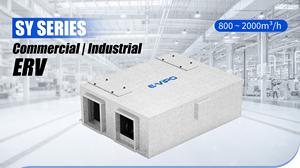 EVIPO Ceiling Mounted Home Residential ERV Ventilation <strong>Unit</strong> HRV Mechanical Ventilation Fresh <strong>Air</strong> Recuperator Heat Recovery <strong>Unit</strong> - Product Image 5