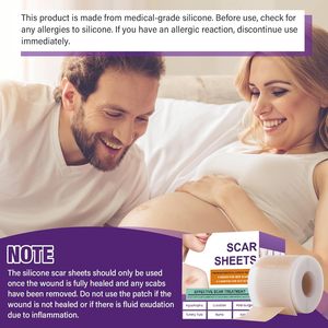 외과 흉터 실리콘 테이프 제거 스트립 안티 복부 폴드 흉터 - Product Image 5