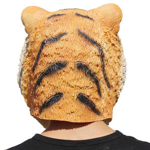 Figurine en latex tête de tigre d'horreur, style <span class=keywords><strong>Famille</strong></span> <span class=keywords><strong>Addams</strong></span>, pour Noël, Halloween, décoration de maison écologique, artisanat de bureau, fête - Product Image 3