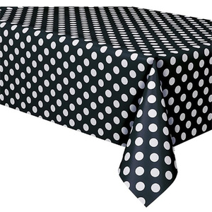 Hotel Travel Living Room Luxury Party <strong>Birthday</strong> <strong>Table</strong> Cloth Dot <strong>Table</strong> Cover Disposable Plastic Tablecloth - Product Image 3