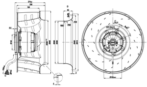 Original-Qualität R4D560-AQ03-08 Deutscher TYP <span class=keywords><strong>Stutz</strong></span> C7000 Präzisions-Klimaanlagen-Innenventilator - Product Image 3