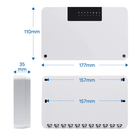 Controlador de Calefacción Central con Certificación CE, Cableado, de 5 y 8 Zonas, para Sistemas de Calefacción por Suelo Radiante