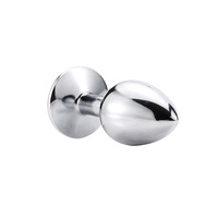 Plug anal en acier inoxydable avec bijou, jouet sexuel pour femme, plug anal en acier inoxydable orné d'un bijou, plug anal pour femme