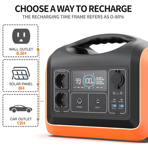 แบตเตอรี่สำรองพกพา 1200W สถานีไฟฟ้าเคลื่อนที่ 1000W เครื่องกำเนิดไฟฟ้าแบบพกพา สำหรับบ้าน ใช้พลังงานแสงอาทิตย์ - Product Image 2