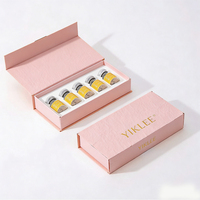 Caja de Regalo Personalizada con Impresión y Empaquetado para Set de Polvo Liofilizado, Ampolla, Set de Cuidado de la Piel, Caja Magnética, Kit de Péptidos, Empaquetado de Regalo