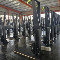 Máquina de esquí aeróbica comercial con equipo de fitness cardiopulmonar resistente al viento
