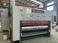 Machine d'impression et de découpe de cartons entièrement automatique 4 couleurs Flexo pour boîtes en carton ondulé
