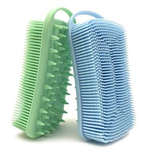2-in-1 Soft Silicone <b>Bath</b> Brush | Multifunctional Pet Grooming & Body <b>Scrubber</b> Promotional Gift - Product Image 6