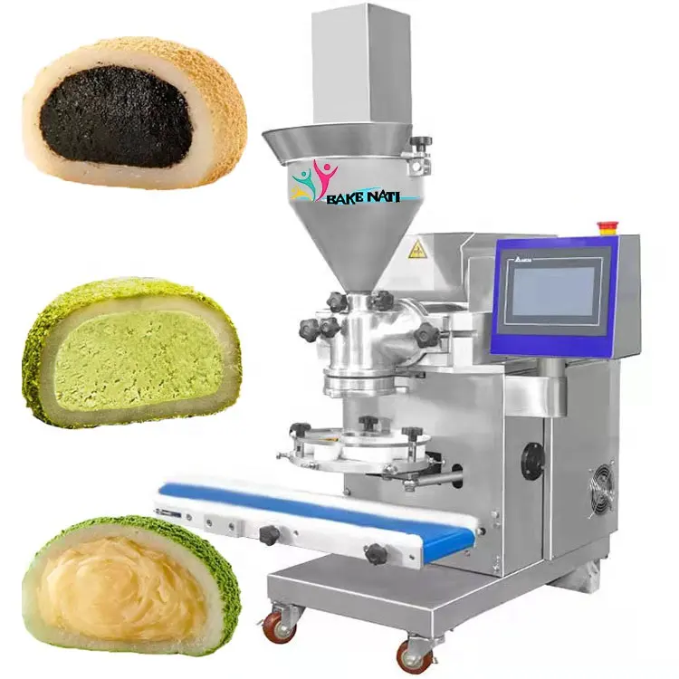 ماكينة آلية لتحضير مثلجات الموتشي، ماكينة صغيرة لتغطية مثلجات الموتشي للبيع