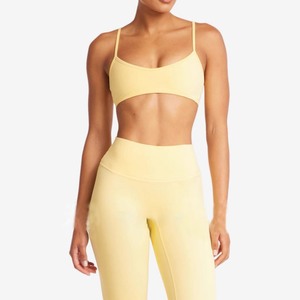 Ensemble de yoga 2 pièces YIYI à séchage rapide pour femmes, avec décolleté en U, dos découpé, coussinets et taille haute amincissante - Product Image 6