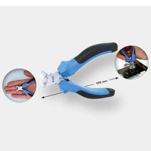 BRILLIANT TOOLS - BT067609 Precision cutting plier - EAN 4042146870501 ELECTRONICS PLIERS AND <b>CUTTERS</b> ELECTRONICS <b>SIDE</b> <b>CUTTERS</b> - Product Image 2