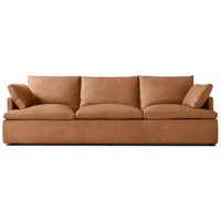 Luxuriöses Modernes L-förmiges Ledersofa Wohnzimmermöbel Umweltfreundliches Plüsch-Design Massivholzrahmen-Sofa für Villa Büro Hotel