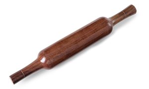 Rouleau à pâtisserie et planche en bois, fabriqués en bois de Sheesham, rouleau à pâtisserie de qualité supérieure (14 pouces), planche à pâtisserie (12 pouces de diamètre) - Product Image 3