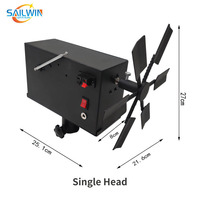 SAILWIN moulin à vent rotatif fontaine froide feux d'artifice système de tir télécommande sans fil mariage rotatif feux d'artifice Machine