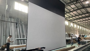 Pantalla de proyector motorizada de alta calidad, pantallas de proyección de elevación automática con Control remoto motorizado 16:9 de 300 pulgadas - Product Image 3