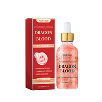 Serum Pencerah Kulit Produsen Label Pribadi Dragon Blood Pelembab Wajah Pengencang Penghilang Garis Halus Serum Pemutih