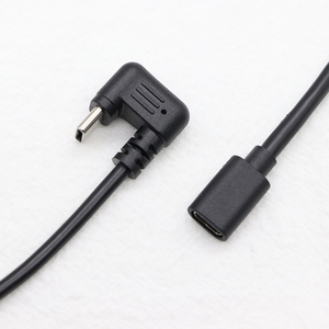 90 grados en forma de U USB C a Micro USB Cable tipo C macho a Micro USB hembra Adaptador convertidor Cable de carga - Product Image 3