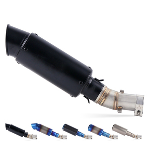 Slip On per Kawasaki ER6N ER6F NINJA650R 2012-2016 DB KILLER <span class=keywords><strong>ER</strong></span> 6N <span class=keywords><strong>6F</strong></span> silenziatore di scarico moto tubo di collegamento di fuga sistema completo - Product Image 1