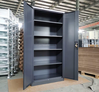 Armoire de bureau à 2 portes en acier, armoire de classement métallique, armoire de rangement métallique pour bureau