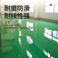 Peinture acrylique décorative anti-usure trois-en-un ODM/OEM pour sols, revêtement liquide pour la rénovation des sols en époxy avec application au pinceau