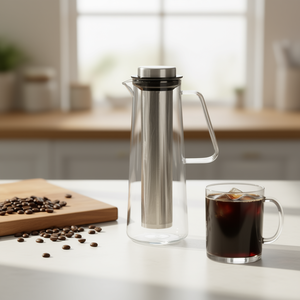 Glass Carafe With Stainless Steel <b>Filter</b> 1L Cold Brew <b>Coffee</b> Maker - Product Image 3