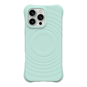 Coque de téléphone en silicone acrylique à ondes magnétiques 3D d'origine antichoc pour Apple pour iPhone 16 15 14 13 12 Pro Max Plus - Product Image 5