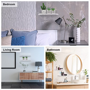 Estantes flotantes acrílicos transparentes de 30x15cm, estantes de exhibición de pared, estantes de <span class=keywords><strong>libros</strong></span> acrílicos <span class=keywords><strong>invisibles</strong></span> <span class=keywords><strong>para</strong></span> dormitorio, sala de estar y baño, 30 Uds. - Product Image 5