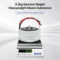 Transformador Toroidal de 300W, Entrada 220V 230V, Salida 12V 24V 36V 48V 50V 60V 70V 80V, Transformador Electrónico para Amplificador de Audio