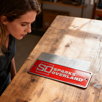 Plaque de nom en aluminium personnalisée avec votre logo, plaque métallique vierge, plaque de nom adaptée à un usage commercial