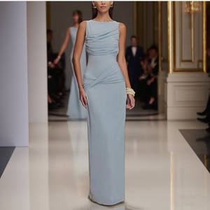 Élégantes Robes Chic Femme 2025 Sans Manches, Fendues Sexy pour Soirée, Été, Dos Nu - Product Image 1