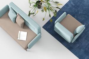 أريكة بمقعدين فاخرة بتصميم حديث للمكتب والشقة والفندق والمستشفى والمدرسة - Product Image 3