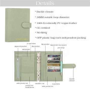 Yeni yayın <span class=keywords><strong>Etsy</strong></span> FB TK A6 deri Binder kertenkele deri tarafından gündem planlamacıları ve nakit bütçe cüzdan için şık ofis organizatör - Product Image 6