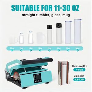 Máquina de sublimación manual de estación única para vasos de 20 y 30 oz, tazas y vasos de cerveza, con prensa de calor manual para transferencia. - Product Image 3
