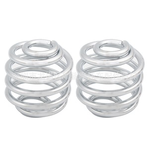 Resorte de Soporte para Asiento de Motocicleta Moshark, Resorte Redondo Retro de 2 Pulgadas para Modificación de Asiento de Cuero Harley, Negro, Plateado, Cobre - Product Image 4