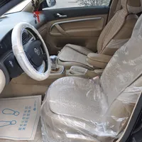 Auto Seat Protector Klarer wasserdichter Autos itz bezug Kunststoff-Sitz maskierung folie